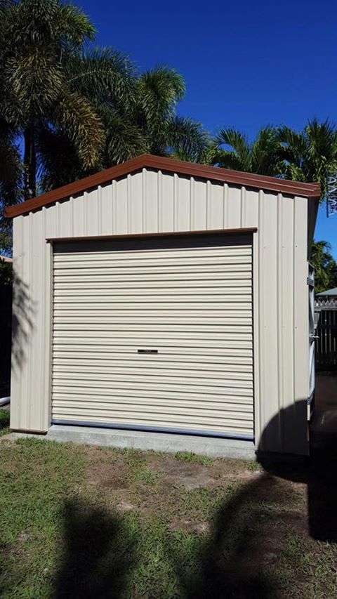 Compact Cream Gable Shed - Shed by Bryland Sheds Townsville